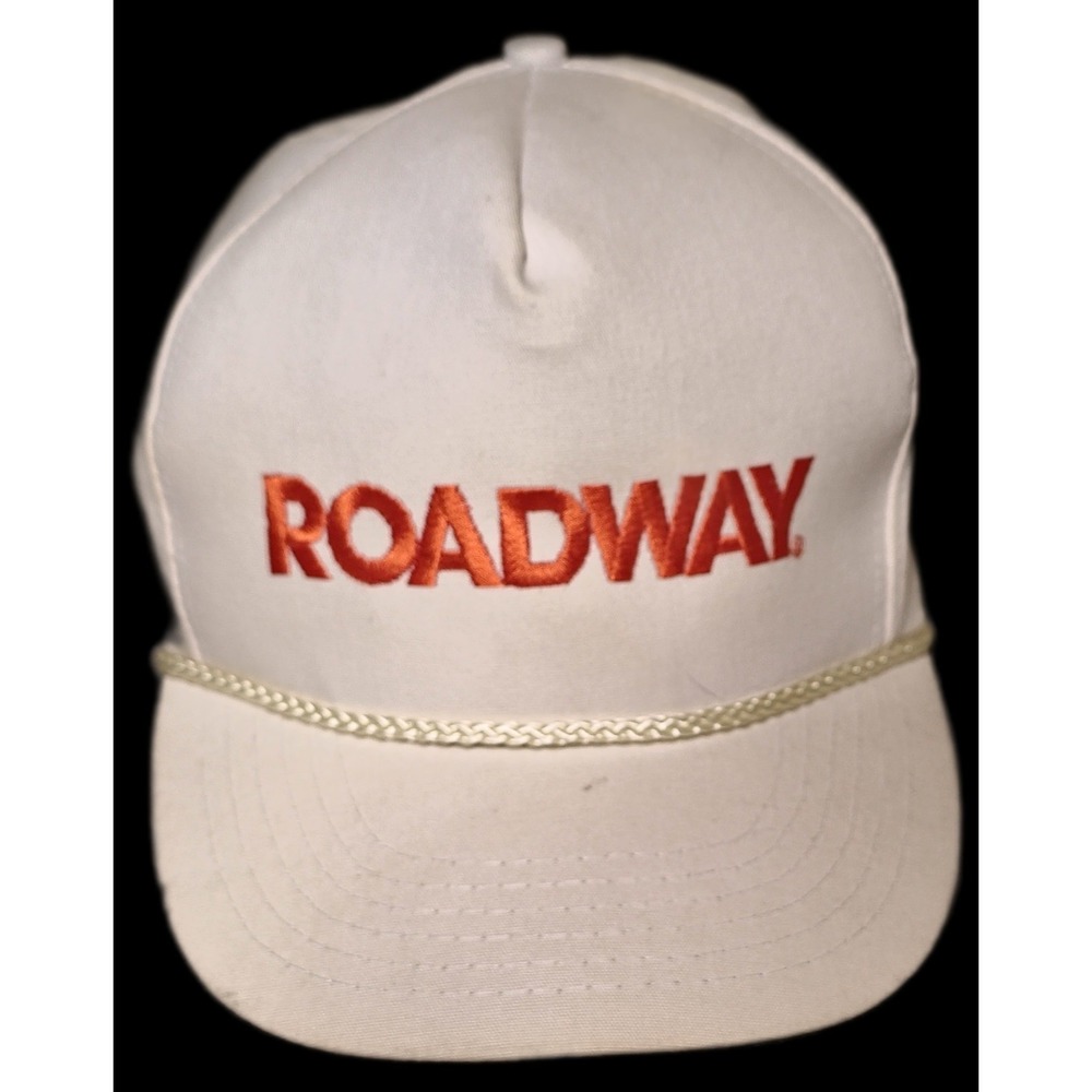 ROADWAY White Trucker Cap One Size